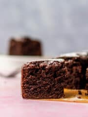 gluten free chocolate cake slice