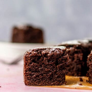 gluten free chocolate cake slice