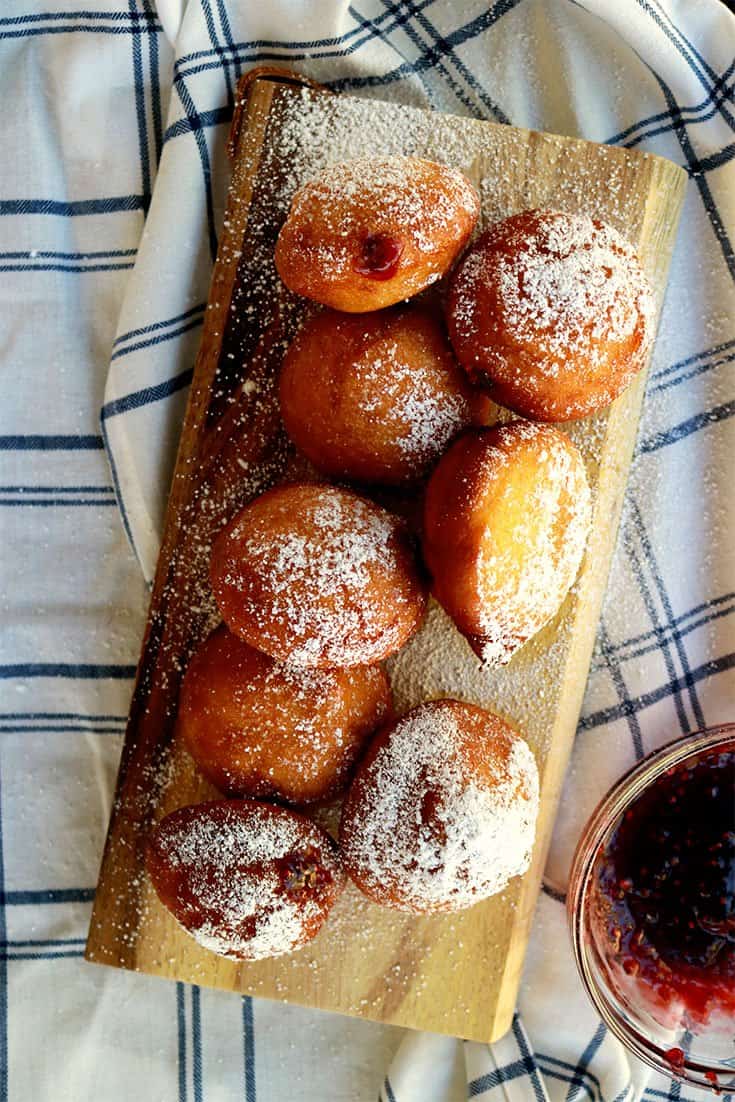 Gluten-Free Sufganiyot (Donuts) - Chanukah Recipes - It's Raining Flour