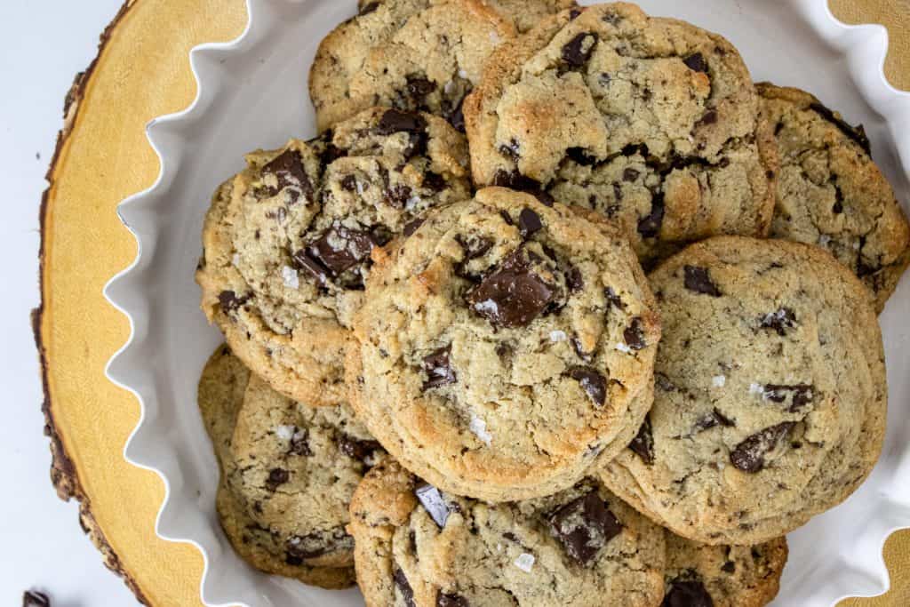 Gluten Free Peanut Butter Chocolate Chip Cookies