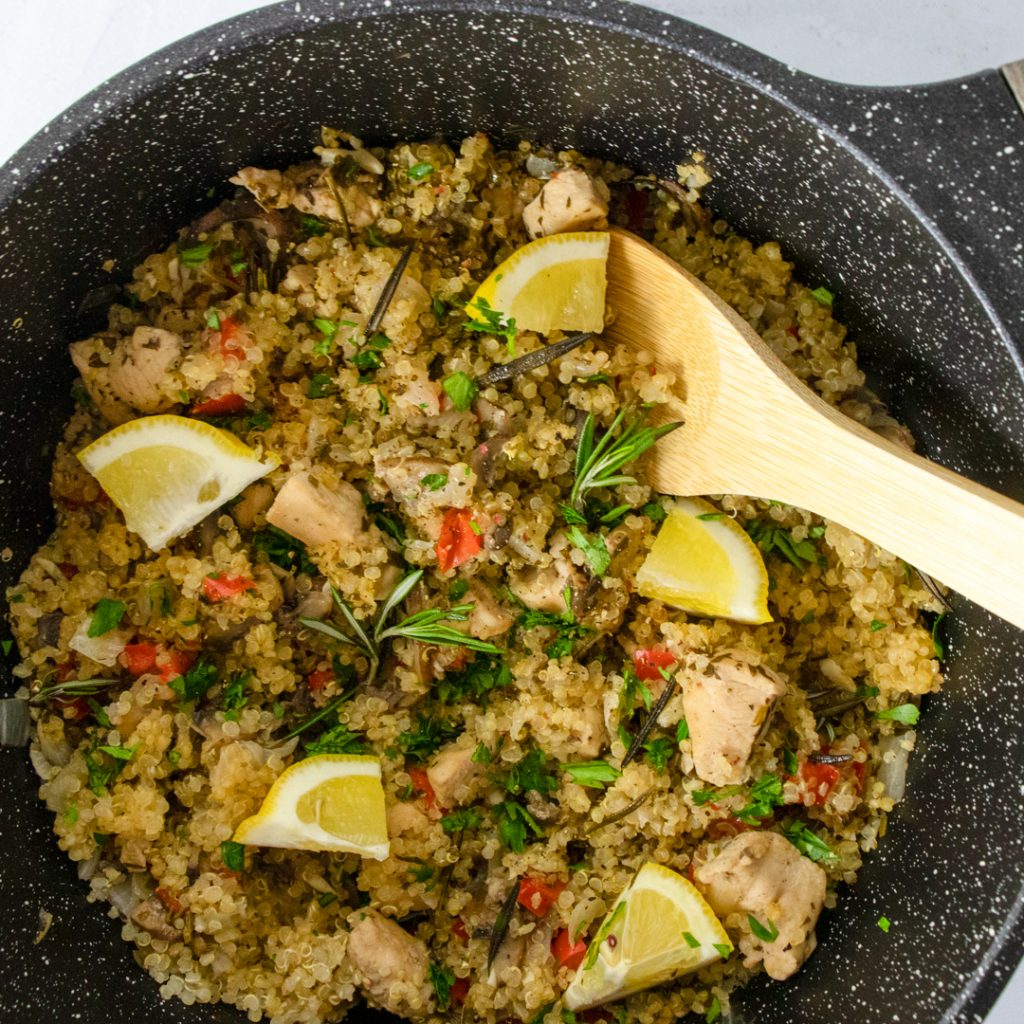 One Pot Chicken Quinoa All Recipes Its Raining Flour 0243