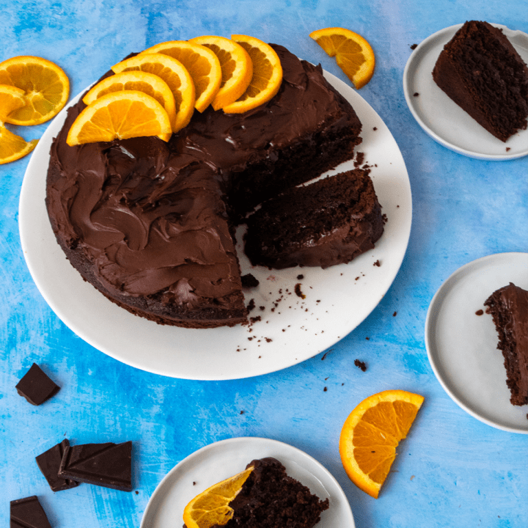 Dark Chocolate Orange Cake