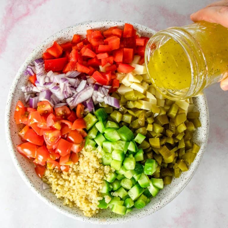 Hearts of Palm Quinoa Salad with Lime Vinaigrette