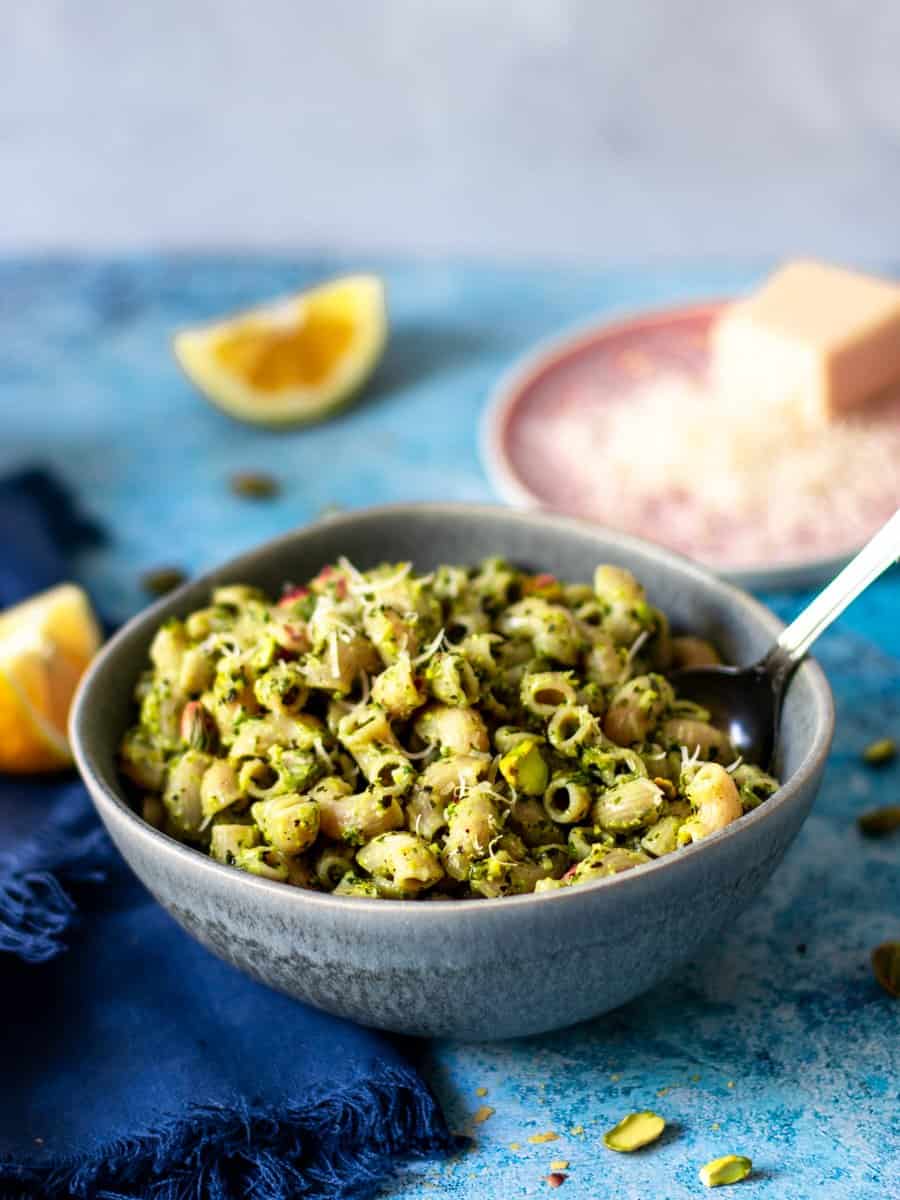 pistachio pesto pasta salad gluten free