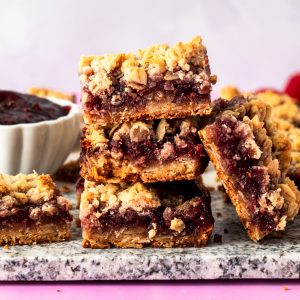 Gluten Free Raspberry Bars with Almond Flour