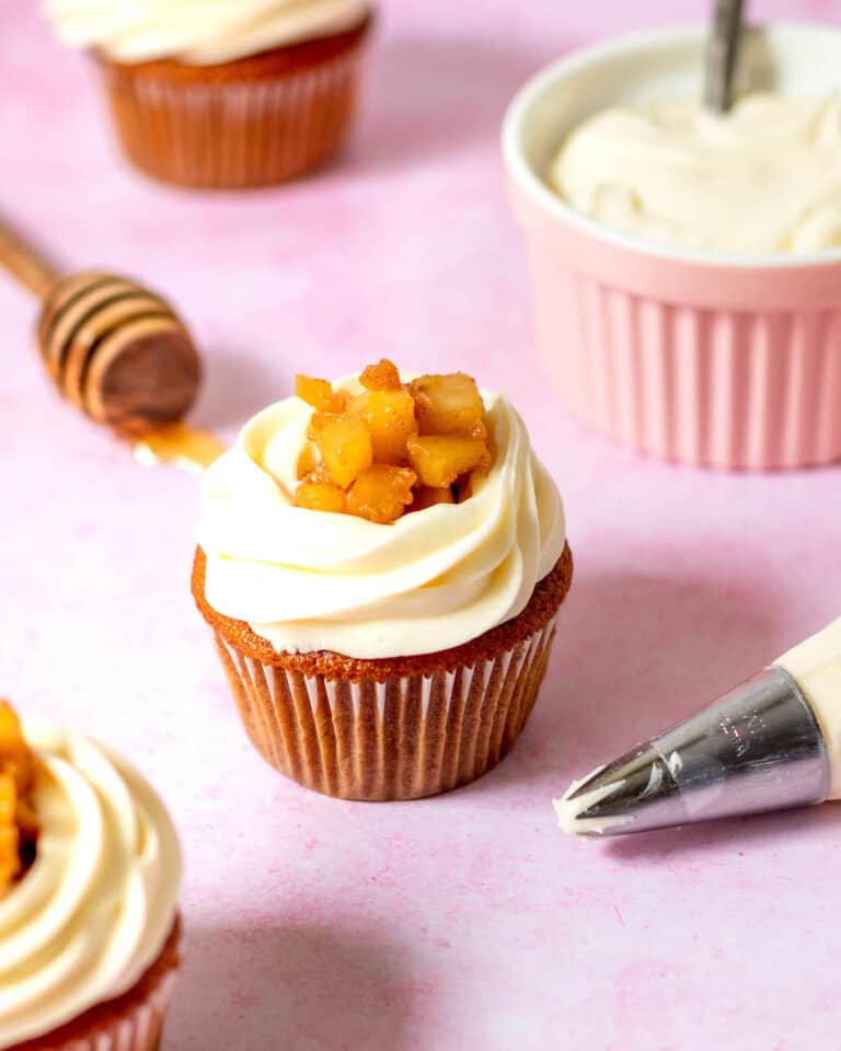 Apple Pie Honey Cupcakes Wilton