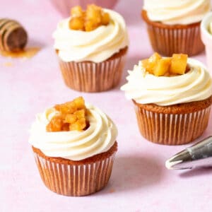 Apple Pie Honey Cupcakes