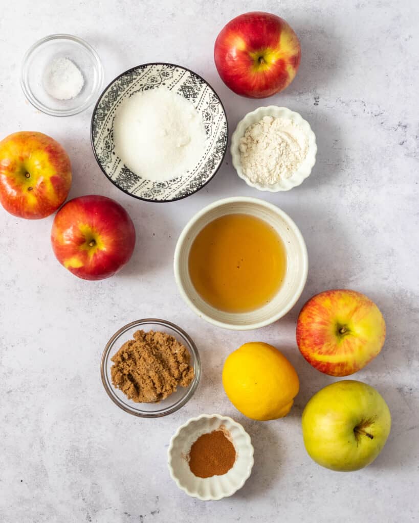 bourbon apple crisp filling ingredients