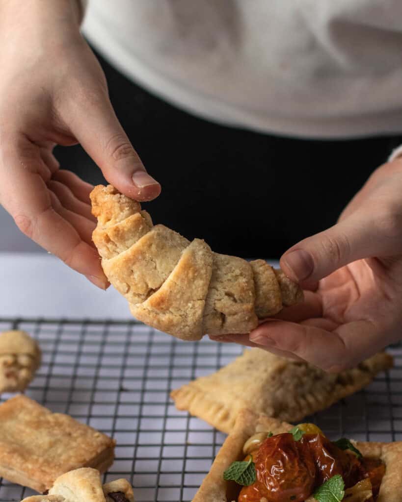 gluten free rough puff pastry crescent roll